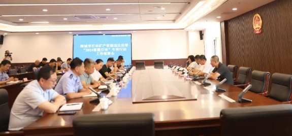 海城市打擊菱鎂礦產(chǎn)資源領(lǐng)域違法犯罪“20...